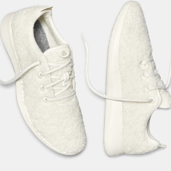 allbirds Woolen Fluffs Sneakers - Cream/White - Picture 3 of 9